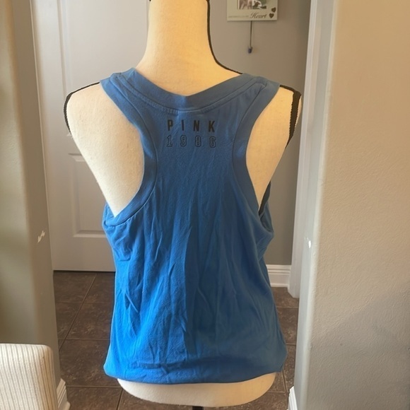 EUC PINK Racerback Workout Tank Blue Size Small - Picture 1 of 4